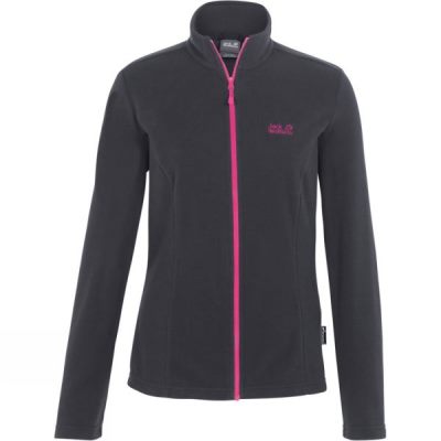 Chaqueta Lana Jack Wolfskin Tokee Mujer Gris Oscuro - Chile BVK356014